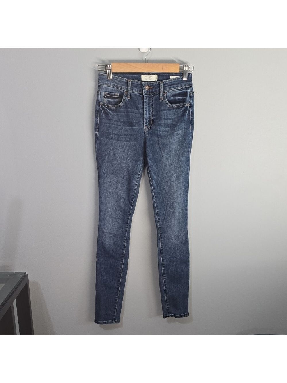 Jessica Simpson Jeans Women's Size 0 Size 25 Blue Curvy High Rise Skinny